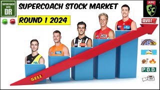 SuperCoach Stock Market Round 1 2024 I Prices are rising [upl. by Stephens]