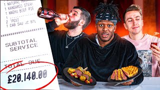 SIDEMEN WORLDS MOST EXPENSIVE MUKBANG [upl. by Alatea]