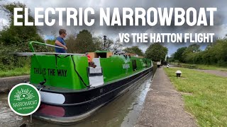 Find out if our Electric Narrowboat Home Can Take on The Hatton Flight Ep178 [upl. by Finlay]