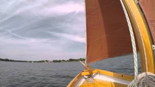 Sprit sailboat in Kalmarsund Sweden [upl. by Mercola]