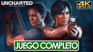 Uncharted The Lost Legacy Juego Completo Español Latino Campaña Completa 4K 🕹️ SIN COMENTARIOS [upl. by Aihsaei]