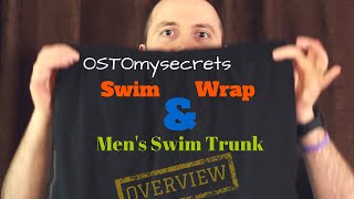 Ostomysecrets Swim Wrap and Mens Swim Trunk OVERVIEW [upl. by Atled]