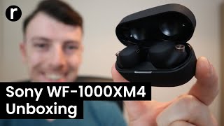 Sony WF1000XM4 Unboxing and first impressions [upl. by Norman775]