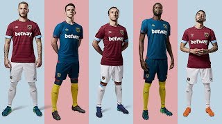 INTRODUCING THE 201819 WEST HAM UNITED HOME amp AWAY KITS [upl. by Ainsley]