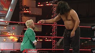 Hornswoggle vs The Great Khali Jonathan Coachman — Training Match WWE Raw November 12 2007 HD [upl. by Akihsar581]