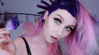 Dying my Hair Purple ☯ FROM PINK TO PURPLE with IrresistibleMe [upl. by Kepner]