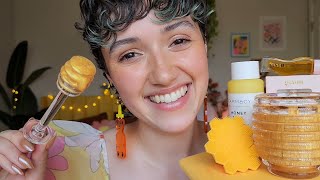 ASMR 🍯 Honey Glow Spa Treatment layered sounds skincare rp personal attention [upl. by Emlen382]