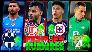 JORGE SÁNCHEZ A CRUZ AZUL  RAYADOS Y TOLUCA PELEAN FICHAJE  RUMORES Y FICHAJES CL 2024  LIGA MX [upl. by Eittol]