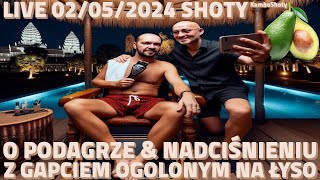 Raport z Akcji 💇🏽‍♂️O PODAGRZE amp NADCIŚNIENIU Z GAPCIEM OGOLONYM NA ŁYSO shoty z live 02052024 💈 [upl. by Cristin454]