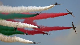 4Kᵁᴴᴰ FRECCE TRICOLORI  SPECTACULAR DEMONSTRATION [upl. by Charmion]