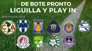 De bote pronto Play in y liguilla Liga MX  A2023 [upl. by Elaynad]