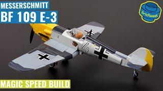 Messerschmitt BF 109 E3  WW2 Fighter Aircraft  COBI 5727 Speed Build Review [upl. by Jolee]