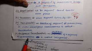 CHROMOSOMAL MUTATION CLASS 12 NEET [upl. by Iramaj]