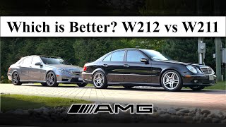 AMG W211 vs W212  The Final Showdown [upl. by Annayat]