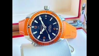 Seamaster Planet Ocean 600M 42 mm steel on rubber strap 23232422101001 Brand new [upl. by Silera278]