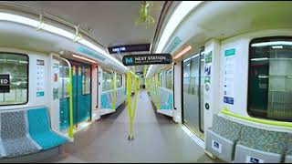 Sydney Metro 360 camera walk through new metro train [upl. by Nordine]