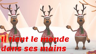 Il tient le monde dans ses mains  Comptine de Noël avec geste et paroles pour bébé [upl. by Helyn994]