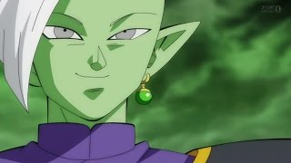 Zamasu says Ningen but every time he says Ningen he gets hit by a triggered Ningen [upl. by Seys325]