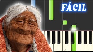 Recuerdame  Coco  FACIL  Piano Tutorial [upl. by Yesnikcm147]