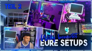 MEIN ZUKÜNFTIGES GAMING ZIMMER😍🔥EURE SETUPS BEWERTEN  PART 2 💻🥳 NiklasWilson [upl. by Nalrah]