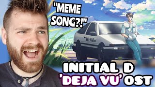 First Time Hearing INITIAL D  quotDeja Vuquot OST  ANIME REACTION [upl. by Phillipe]