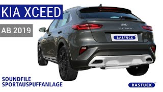 Sportauspuffanlage  Kia XCeed ab 2019  BASTUCK [upl. by Eiliab991]