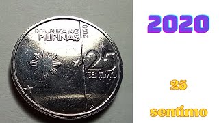 Philippines Year 2020 Coins Including 25 Sentimo [upl. by Eadmund811]