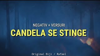 Negativ  CANDELA SE STINGE  Original BijiRafael [upl. by Nivi]