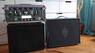 Matrix Q12 passive PA cab vs Kemper Kabinet [upl. by Nairad]