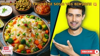 Dhruv Rathee Favourite Soya Veg Biryani  Soyabean Biryani  Soya Chunks cooking sunitaxsingh [upl. by Llerdnod663]