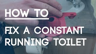 How to Fix a Running Toilet  3 Most Common Problems [upl. by Eseenaj]