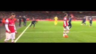 Santi Cazorla vs Manchester United H 1314 HD 720p [upl. by Richard386]