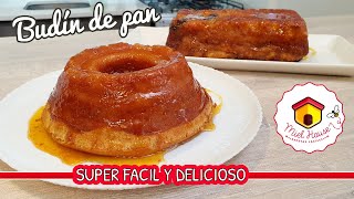 BUDIN DE PAN tradicional o en licuadora 2 OPCIONES FACILES Y DELICIOSAS [upl. by Garett392]