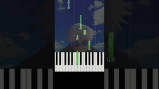 Ao no Sumikashort ver  Jujutsu Kaisen  Tatsuya Kitani Piano Sheet Music  Easy  Beginner [upl. by Corrie]