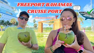 Shark Encounter Freeport Bahamas Cruise Port Tour [upl. by Yelrahc]