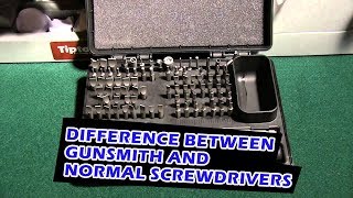 What is the Difference Between Gunsmith and Regular Screwdrivers [upl. by Milas]