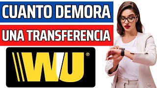 Cuanto TIEMPO DEMORA el DINERO de WESTERN UNION en llegar a mi DESTINATARIO Transferencia de Dinero [upl. by Ihcalam447]