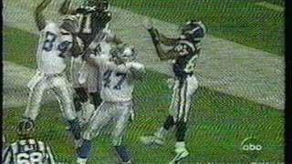 MNF Nov 11 1996 Lions at Chargers The 46 yd Hailmary TD [upl. by Proudman601]