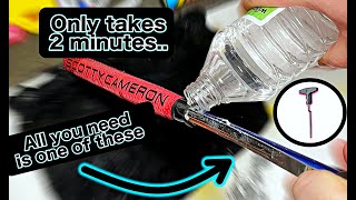 How to REMOVE your own golf club grips at home WITHOUT CUTTING them [upl. by Attwood]