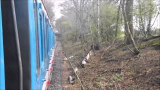 Class 205 Thumper DEMU no 205205 Departure from Coopersale on the Epping Ongar Railway [upl. by Haslett]