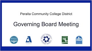 Peralta Colleges Board of Trustees Meeting January 23 2024 [upl. by Innavoj734]