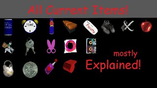 Baldis Basics All Items Explained  Remastered amp Plus [upl. by Dardani]