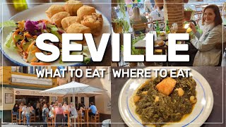 🍽️ the TOP foods you must try in SEVILLE and where to eat them 🇪🇸 122 [upl. by Eissolf]