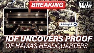 BREAKING IDF Uncovers PROOF of HAMAS Headquarters Under Shifa Hospital  TBN Israel [upl. by Enra]