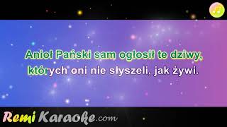 Kolęda  Przybieżeli do Betlejem karaoke  RemiKaraokecom [upl. by Edniya]