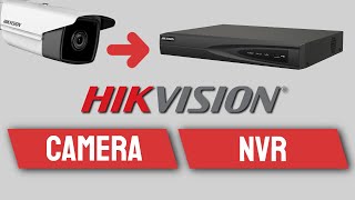 How to add an IP camera to a Hikvision NVR Hikvision NVR Setup [upl. by Green465]