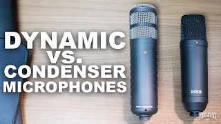 Dynamic vs Condenser Microphones Whats the Difference [upl. by Llevol]