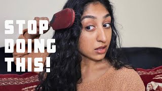 WAVYCURLY HAIR ROUTINE  how to wash style and refresh 2C curls  tips amp tricks [upl. by Teriann]