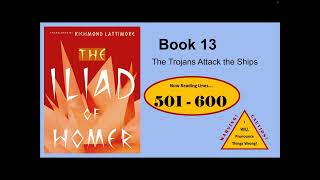 The Iliad  Book 13  Audiobook [upl. by Eleets]