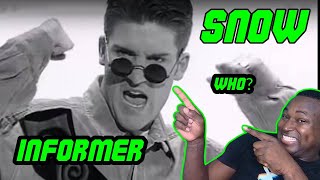 First Time Reaction Snow  Informer Official Music Video 4K Remaster [upl. by Goeselt]